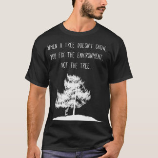 Camiseta Mentalidad del árbol del cambio climático del cale