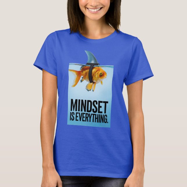 Camiseta Mentalidad del tiburón (Anverso)