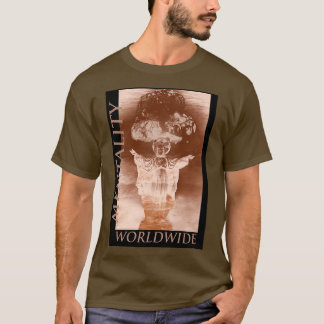 Camiseta Mentalidad mundial Jesús negro