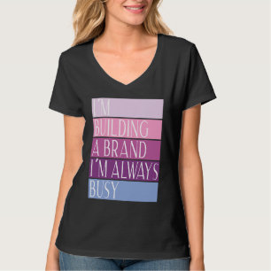 Camiseta Mentalidad Vestido Casual Mujer Construyendo Una M