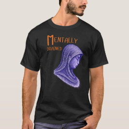Camiseta Mentally Drained Abstract Human Illustration- Calm