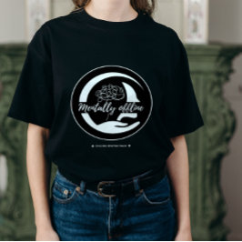 Camiseta Mentally offline T-Shirt, Funny Offline T-Shirt 