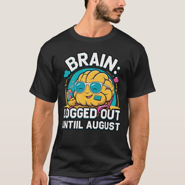 Camiseta Mentalmente en vacaciones de verano - Derecho de B (Anverso)