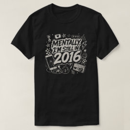 Camiseta Mentalmente sigo siendo Nostalgia Retro Internet 2