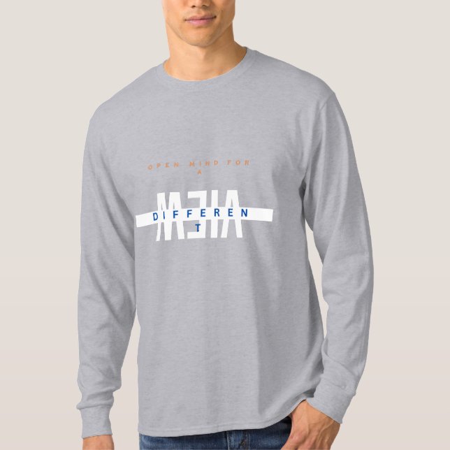 Camiseta Mente abierta para diferentes (Anverso)