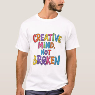 Camiseta Mente Creativa, No Rota