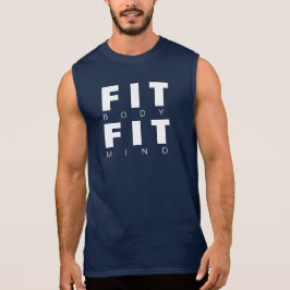 Camiseta Mente de ajuste de cuerpo motivacional