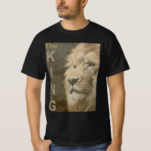 Camiseta Mente de cara de león elegante moderna plantilla n
