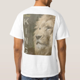 Camiseta Mente de cara de león Mens elegante plantilla mode