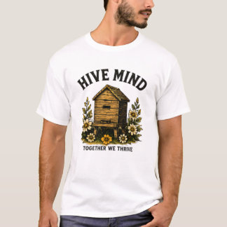 Camiseta Mente de Colmena | Diseño Vintage de Apicultura