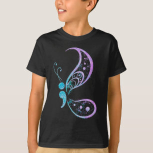 Camiseta Mente de tatuaje de semicolón vintage de mariposa 