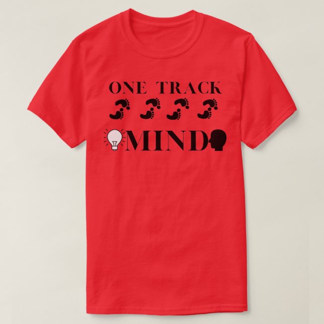 Camiseta Mente de una pista 2 (Diseño del anverso)