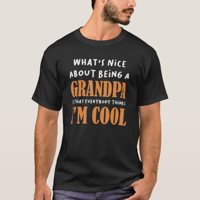 Camiseta Mente lo agradable de ser abuelo (Anverso)
