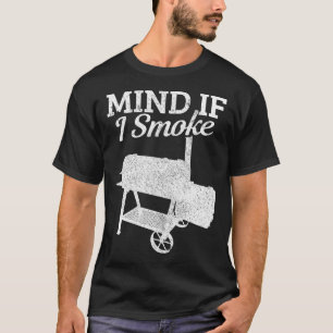 Camiseta Mente Si Fumo Bbq Grillmaster Fumar Carne Graciosa