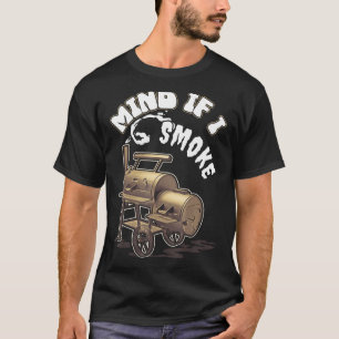 Camiseta Mente Si Fumo Parrillada Compensación Barbacoa Sm