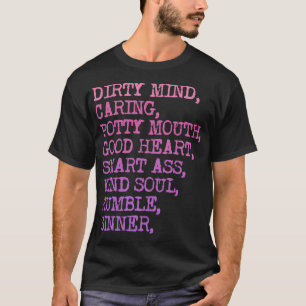 Camiseta Mente Sucia Cuidado Con La Boca Potente Humor De B