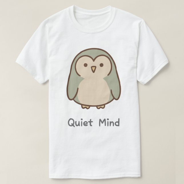 Camiseta Mente Tranquila (Diseño del anverso)