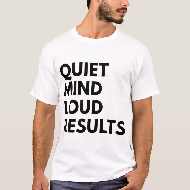 CAMISETA MENTE TRANQUILA RESULTADOS SONOROS (Anverso)