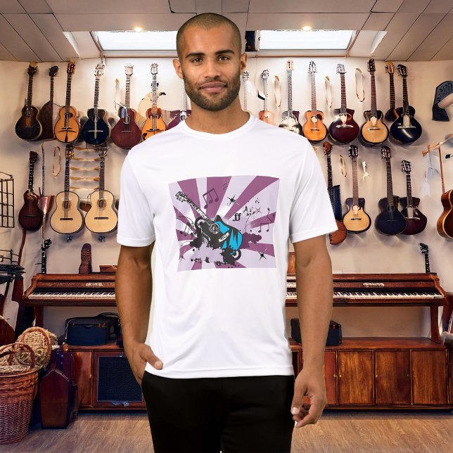 Camiseta Mentes de guitarra azul activos (Subido por el creador)