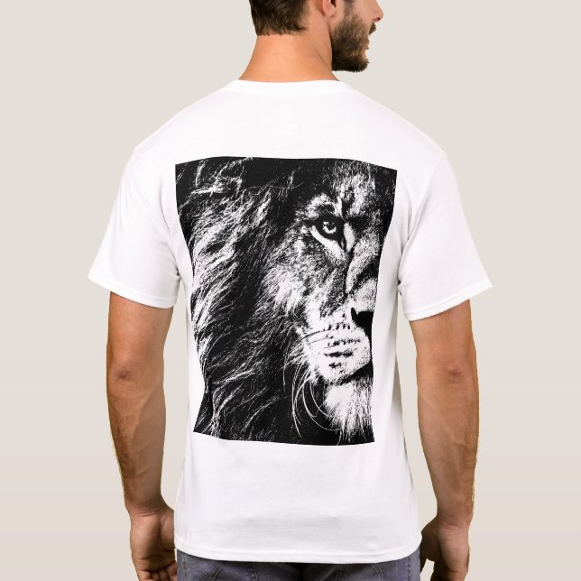 Camiseta Mentes de plantilla de dibujo pop de arte pop en e (Reverso)