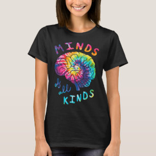 Camiseta Mentes De Todo Tipo De Neurodiversidad Tejidos Aut