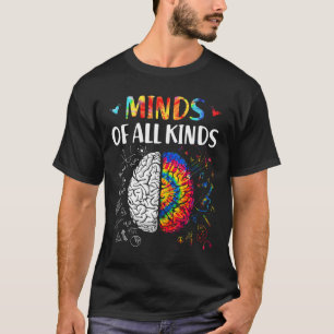 Camiseta Mentes De Todo Tipo Neurodiversidad Autismo Concie