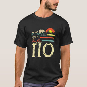 Camiseta Mentes Mi Gente Favorita Me Llama Tío Tío Tío Quer