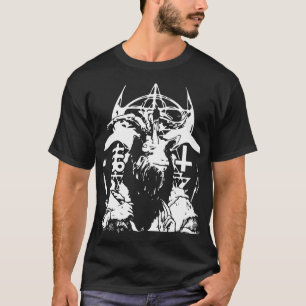 Camiseta Mentes Pentagramas de Baphomet Ocular de Cabra 1