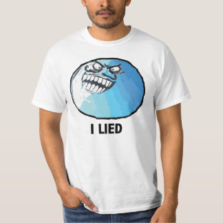 Camiseta Mentí cara Meme de la rabia
