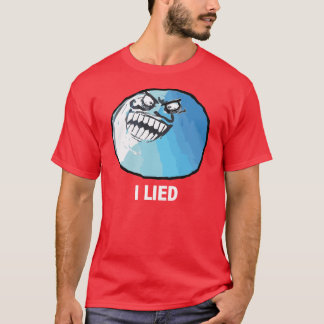 Camiseta Mentí cara Meme de la rabia