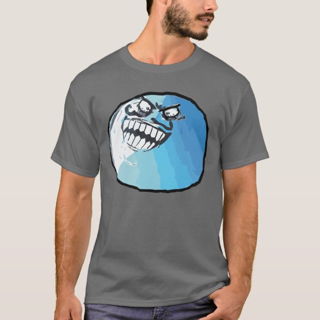 Camiseta Mentí cara Meme de la rabia (Anverso)