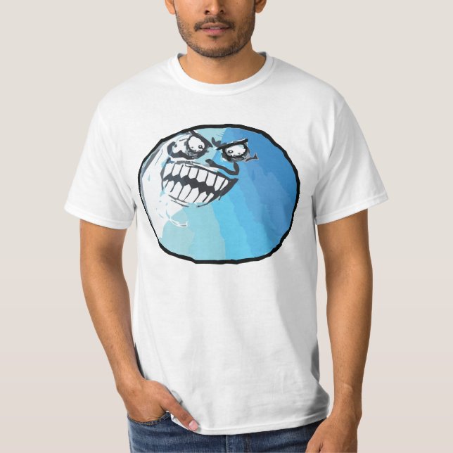 Camiseta Mentí cara Meme de la rabia (Anverso)