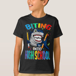 Camiseta Mentir En Tiburón De Secundaria De Vuelta A La Esc