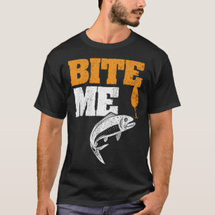 Camiseta Mentir Gusano En Humor De Pescador De Hook Vintage