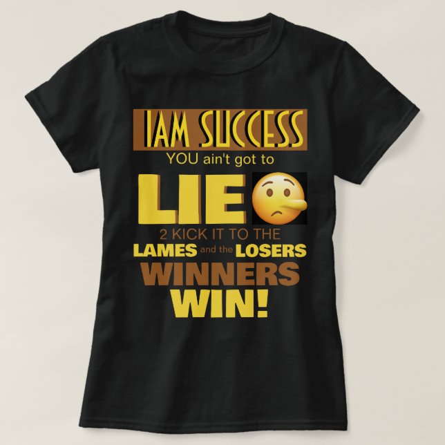 CAMISETA MENTIRA (Diseño del anverso)