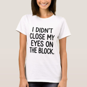 Camiseta Mentira Blanca De Voleibol No Cerró Los Ojos En Bl