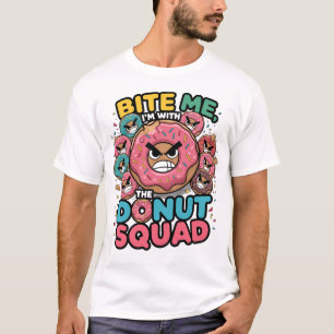 Camiseta Mentira, estoy con el Donut Squad Funny Donut T-Sh