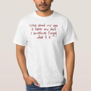 Camiseta Mentira sobre mi humor de la edad