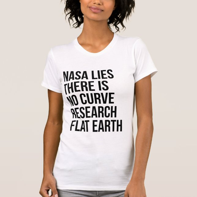 Camiseta Mentiras de la NASA (Anverso)
