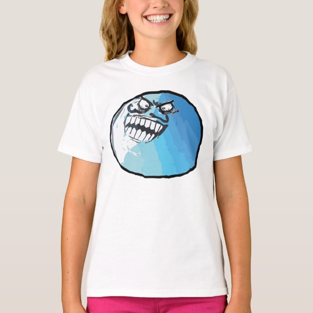 Camiseta Mentiré Rage Face Meme (Anverso)
