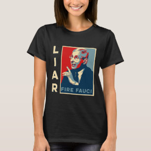 Camiseta Mentiroso Mal Liar Fauci Mentió Navidades Esencial