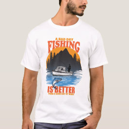 Camiseta Mentones de regalo para pescadores que pescan en f