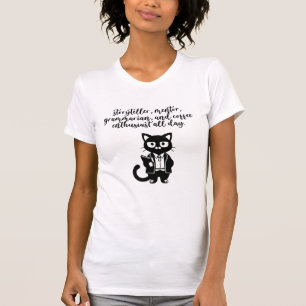 Camiseta Mentor narrador gramático entusiasta del café