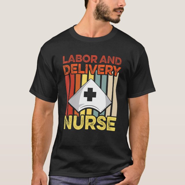 Camiseta Mentores De Enfermeras De Trabajo Y De Parto L D E (Anverso)