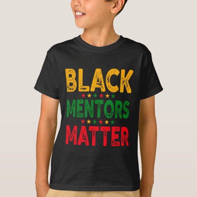 Camiseta Mentores del Mes de la Historia Negra Problema Ame (Anverso)