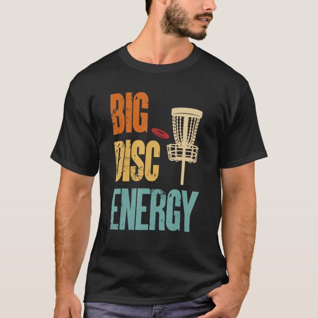 Camiseta Ments Disk Golf Big Disk Energy 1 (Anverso)