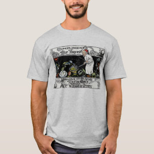 Camiseta Menú del restaurante del olmo y de los mariscos de