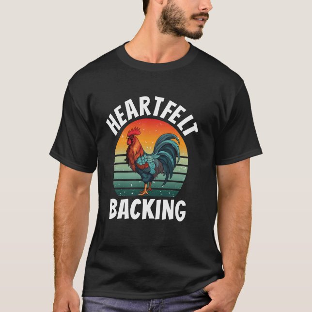 Camiseta Menú Granjero de gallos de gallos de gallos de Gua (Anverso)