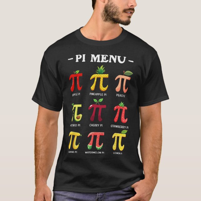 Camiseta Menú Pi Día 3 (Anverso)