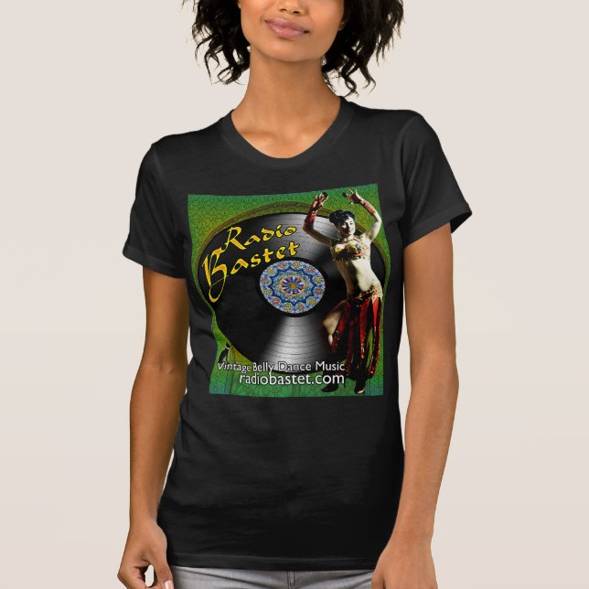 Camiseta menuda de las señoras de radio de Bastet (Anverso)